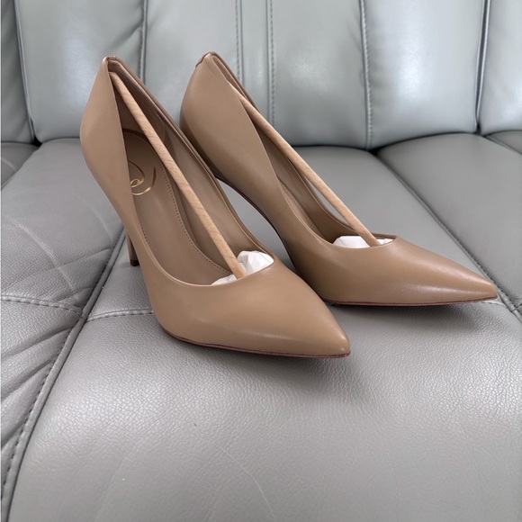 Sam Edelman Hazel Pointed Toe Nude Pump 4” Heels Retails $150 Size 7M NIB - Picture 3 of 7
